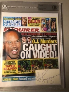 OJ Simpson Auto- und Farbdruck vom Anfragenden mit Brief vom Anwalt - Bild 1 von 2