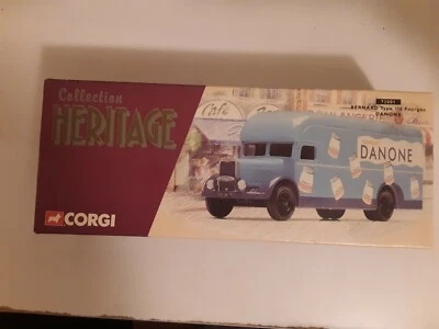 Corgi (Classics) Bernard Type 110 Fourgon Danone #72001 Yoghourt Truck - Image 1 of 4