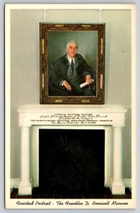 Postal Retrato de Franklin D Roosevelt en Warm Springs Georgia 28E - Imagen 1 de 2