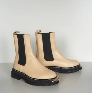 Sandro Paris Women's Shoes Size 39 Leather Chelsea Boots SFACH00532 - Picture 1 of 13
