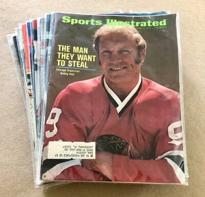 Sports Illustrated Magazines 9 LOT (1960s - 1970s) Hockey Covers - Good - Imagen 1 de 3