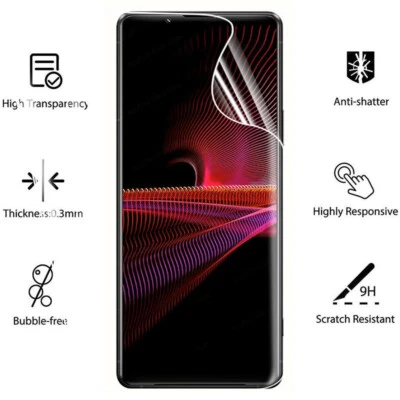 Película protectora de pantalla de hidrogel para Sony Xperia 10 IV 1 IV 1ii 5ii 10ii XA2 5 iii Foto 1 de 4