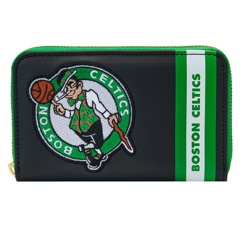 Loungefly Boston Celtics Patches Zip-Around Wallet Cover
