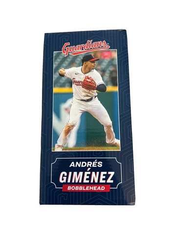 ANDRES GIMENEZ CLEVELAND GUARDIANS BOBBLEHEAD 6-24-23 SGA NIB! *IN HAND** Cover