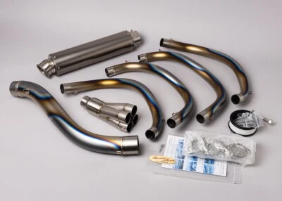 KAWASAKI ZRX1200R/S American Dream Racing Titanium Full Exhaust Muffl Foto 1 de 4