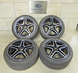 Original Mercedes AMG 18" A-Klasse W177 Sommer Räder CLA C118 DOT2021 7mm H424 - Bild 1 von 5