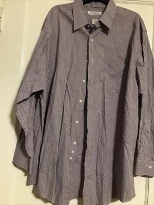 Brooks Brothers Stretch 18 34/35 Multi Colored Made In Malaysia  - Image 1 of 4