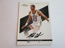 2009-10 Topps Signature Mark Eaton Card #TS-ME Serial #263/289