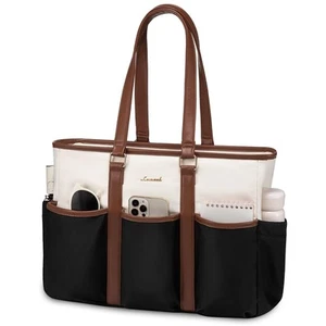 Women's Work Tote for Laptop, 17" Teacher/Nurse Utility Bag - Travel/College/... - Picture 1 of 9