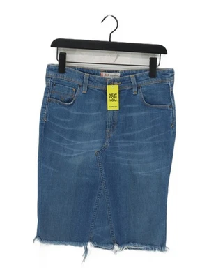Levi’s Women's Midi Skirt W 30 in Blue Cotton with Elastane Straight & Pencil - Image 1 of 4