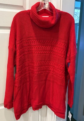 Nuevo suéter rojo Liz Claiborne para dama, talla XL Foto 1 de 4