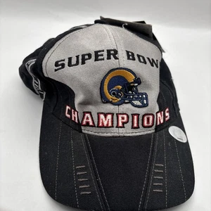SUPER BOWL XXXIV CHAMPIONS ST. LOUIS RAMS CAP HAT LOGO ATHLETIC - NEW WITH TAGS - Picture 1 of 7