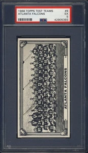 1968 Topps Test Teams #8 Atlanta Falcons PSA 5 - Bild 1 von 1