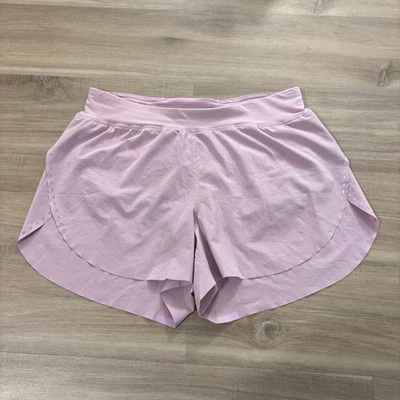 Pantalón Corto Lululemon Reflectante Rápido y Gratis Mujer Talla 6 Rosa Claro Foto 1 de 4