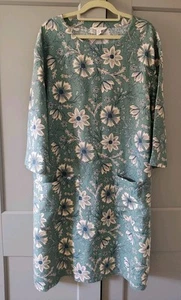 Seasalt Women's Blue Killick Shift Tunic Dress Craft Floral Size 16 - Picture 1 of 15