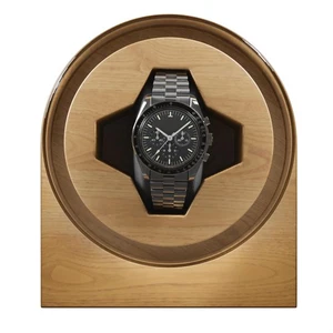 Automatic Single Watch Winder with Silent Motor – Wood Grain Finish. (Wood Gr... - Bild 1 von 5