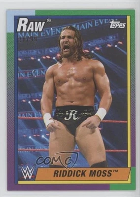 2021 Topps Heritage WWE Green /99 Riddick Moss #36 - Image 1 of 2