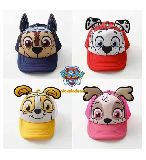 Gorra de béisbol Paw Patrol para niños de malla de dibujos animados sombrero para el sol niños niñas snapback deportes Foto 1 de 4
