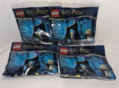 Lot Of 4 - Polybags LEGO Harry Potter Draco in Forbidden Forest Wizarding 30677 - Image 1 of 2