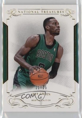 2013-14 Panini National Treasures Gold /25 Jeff Green #98 - Image 1 of 2
