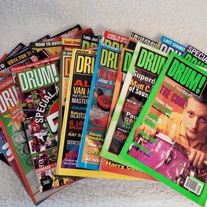 Vintage DRUM! Magazine Lot (21 Issues) From 1998-2002 - Drummer - Imagen 1 de 9