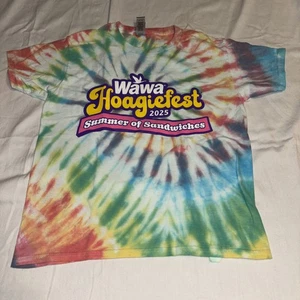 Camiseta Wawa Hoagie Fest Tye Dye 2025 Unisex Niños Talla Pequeña - Imagen 1 de 6