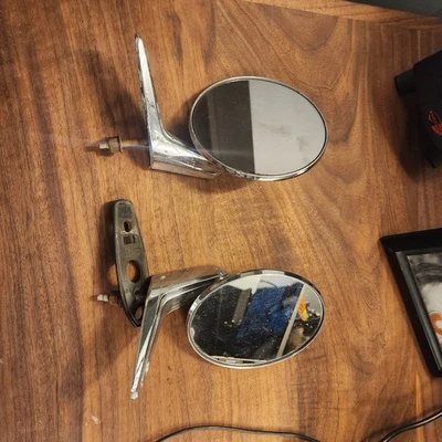1966 Mopar A body vintage door-mount rear view mirrors (2) - good condition - Image 1 of 4