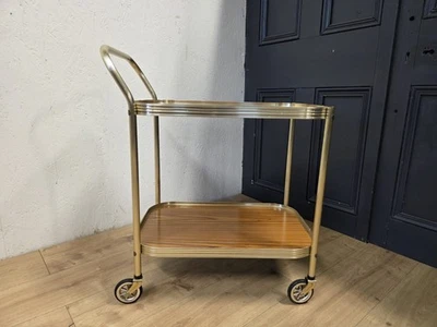 Carrito de té vintage para bebidas de mediados de siglo  - Imagen 1 de 4