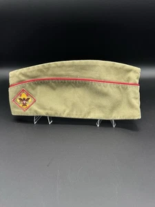 Vintage BSA Boy Scouts of America Adler offizielle Uniform grüne Garnisonsmütze Kappe - Bild 1 von 4