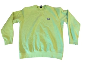 Sudadera Obey Para Hombre Box Cuello Redondo All Eyez II Key Lime Talla Grande - Imagen 1 de 7