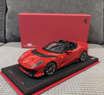 1/18 MR Colección Ferrari 812 Competizione Aperta Rosso Corsa Limited Con Estuche Foto 1 de 4