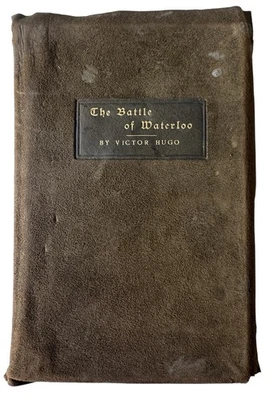 The Battle of Waterloo Roycrofters 1907 Antique Soft Leather Bound Arts & Crafts Foto 1 de 4