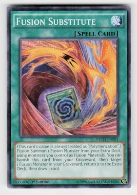 The New Challengers #NECH-EN081 Fusion Substitute 1st Edition - Image 1 of 2