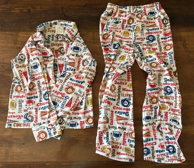 Pijama de fútbol vintage JC Penney años 80 para niños, talla 12. Foto 1 de 4