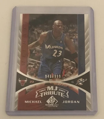 2003-04 SP Game Used Michael Jordan “MJ Tribute” #103 #946/999 - Image 1 of 2