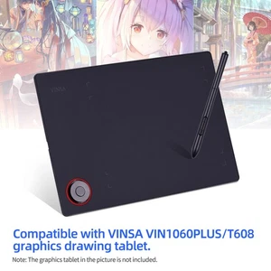 Battery-Free Stylus 8192 Levels Pressure Compatible With VINSA VIN1060PLUS TDW - Zdjęcie 1 z 9