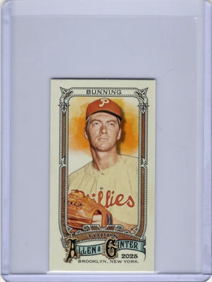 Mini impresión corta Topps Allen & Ginter - Jim Bunning #345 2025 Foto 1 de 2