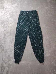 Madewell Men's XSmall Green Waffle Knit Flake Print Lounge Sleep Pajama Pants - Picture 1 of 7