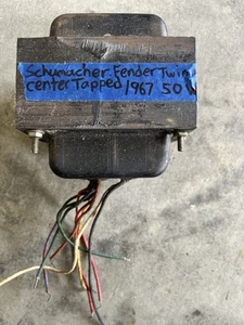 1967 FENDER TWIN REVERB L022756 GUITAR AMP POWER TRANSFORMER WORKING - Picture 1 of 5