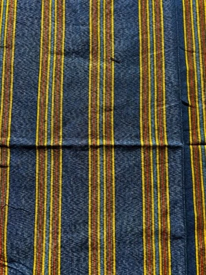 Panneau de tissu français vintage années 20 tissage tissu textile antique ancien - Photo 1/4