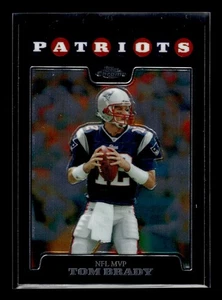 2008 Topps Chrome #TC163 Tom Brady New England Patriots - Picture 1 of 2