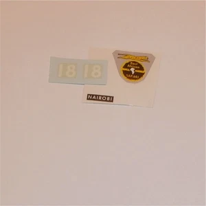 Corgi Toys  256 Volkswagen 1200 VW African Safari Sticker Set - Picture 1 of 3