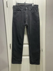 Vintage Levis 505 Jeans Herren Größe 34x32 schwarz Denim Baumwolle verwaschen rot Etikett Logo - Bild 1 von 21