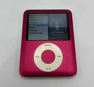 Apple ipod nano 3rd gen A1236 rosso product 8gb usato testato funzionante mp3 - Imagen 1 de 4