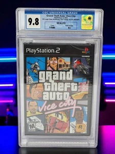 Graded Sealed Grand Theft Auto Vice City PlayStation 2 CGC 9.8 A++ Sealed PS2 - Picture 1 of 9