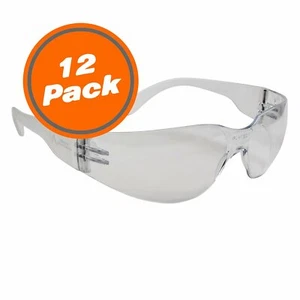 NEW - Clear Frame Safety Glasses (12 Pack) - Picture 1 of 1