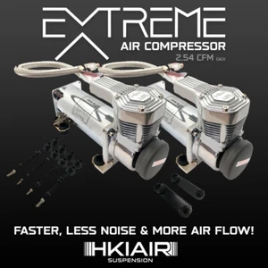 2x EXTREME Air Compressors by HKI - Air Ride Suspension And Horn - Built Tough - Picture 1 of 6