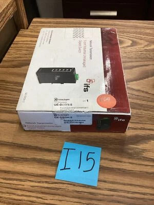 Interlogix GE-DSGH 5-Port Unmanaged Industrial Gigabit Switch  10/100/1000Mbps🟠 - Image 1 of 4