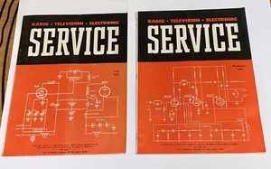 Radio Television July 1947 + July 1948 Television Electronic Vintage Magazine 2 - Picture 1 of 8