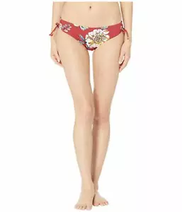 Roxy Print Beach Classics Full Swim Bottoms - Women's Size XS, Deep Claret NEW - Picture 1 of 3